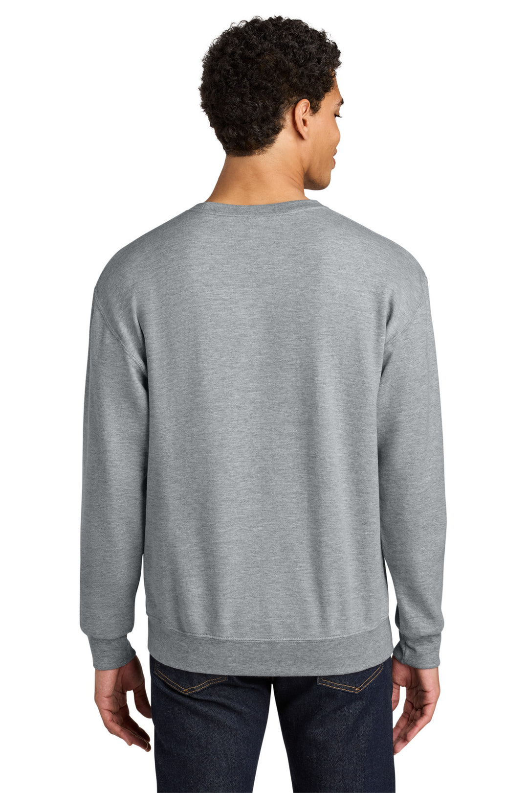 Jerzees Ultimate Unisex CVC Ring Spun Crewneck Sweatshirt IC48M