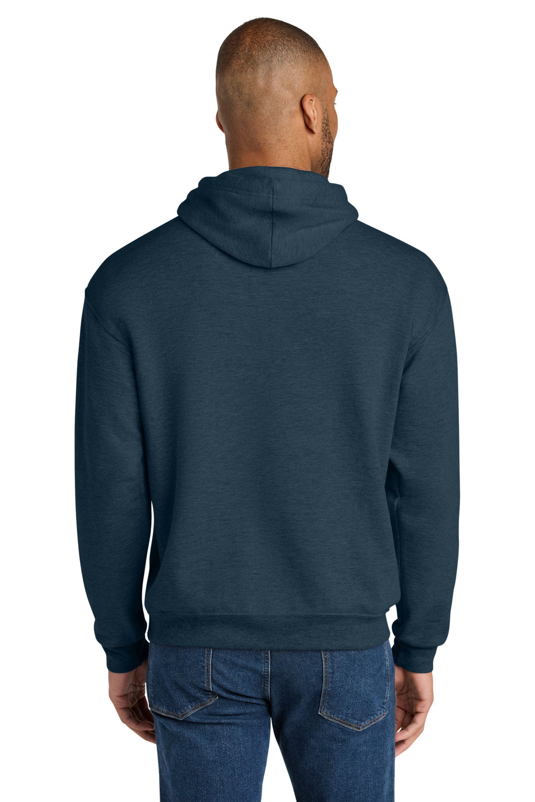 Jerzees Ultimate Unisex CVC Ring Spun Hooded Sweatshirt IC49M
