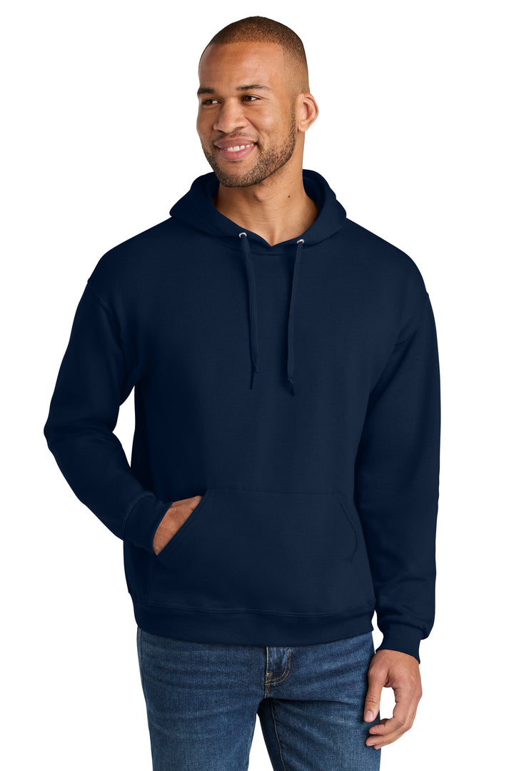 Jerzees Ultimate Unisex CVC Ring Spun Hooded Sweatshirt IC49M