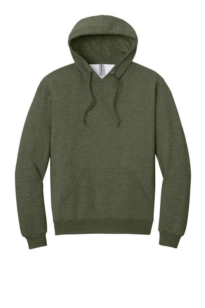 Jerzees Ultimate Unisex CVC Ring Spun Hooded Sweatshirt IC49M