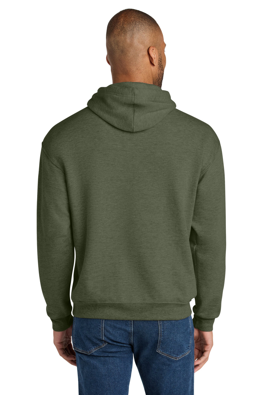 Jerzees Ultimate Unisex CVC Ring Spun Hooded Sweatshirt IC49M