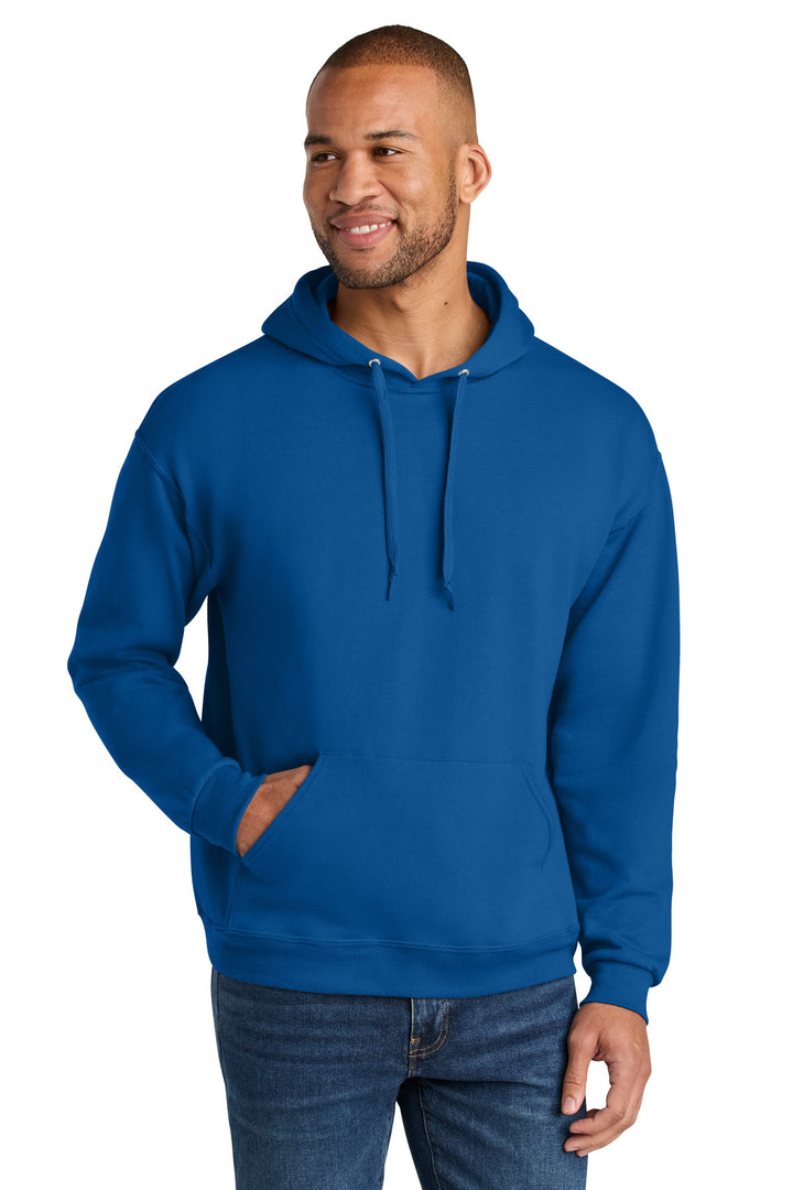 Jerzees Ultimate Unisex CVC Ring Spun Hooded Sweatshirt IC49M