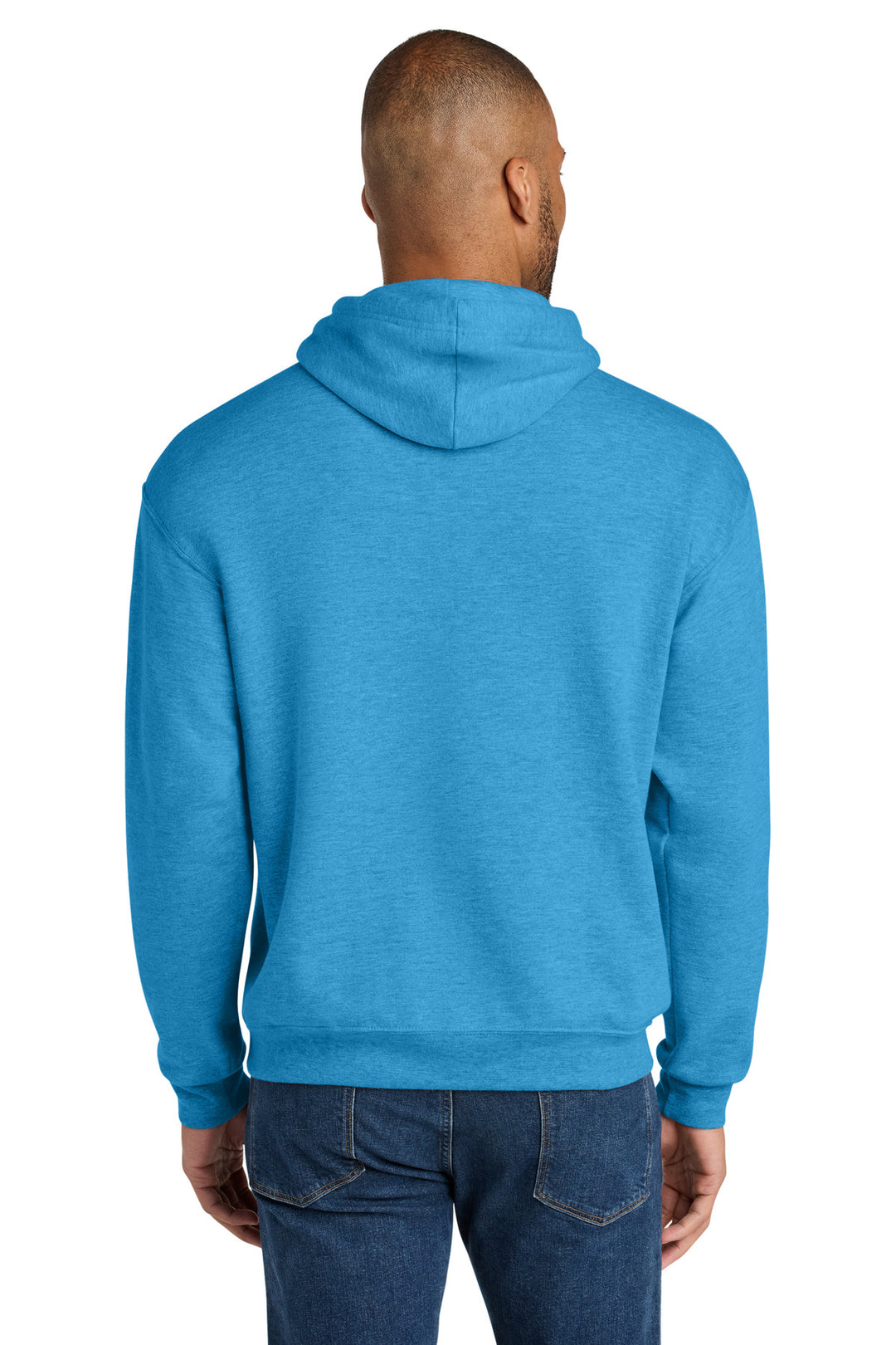 Jerzees Ultimate Unisex CVC Ring Spun Hooded Sweatshirt IC49M