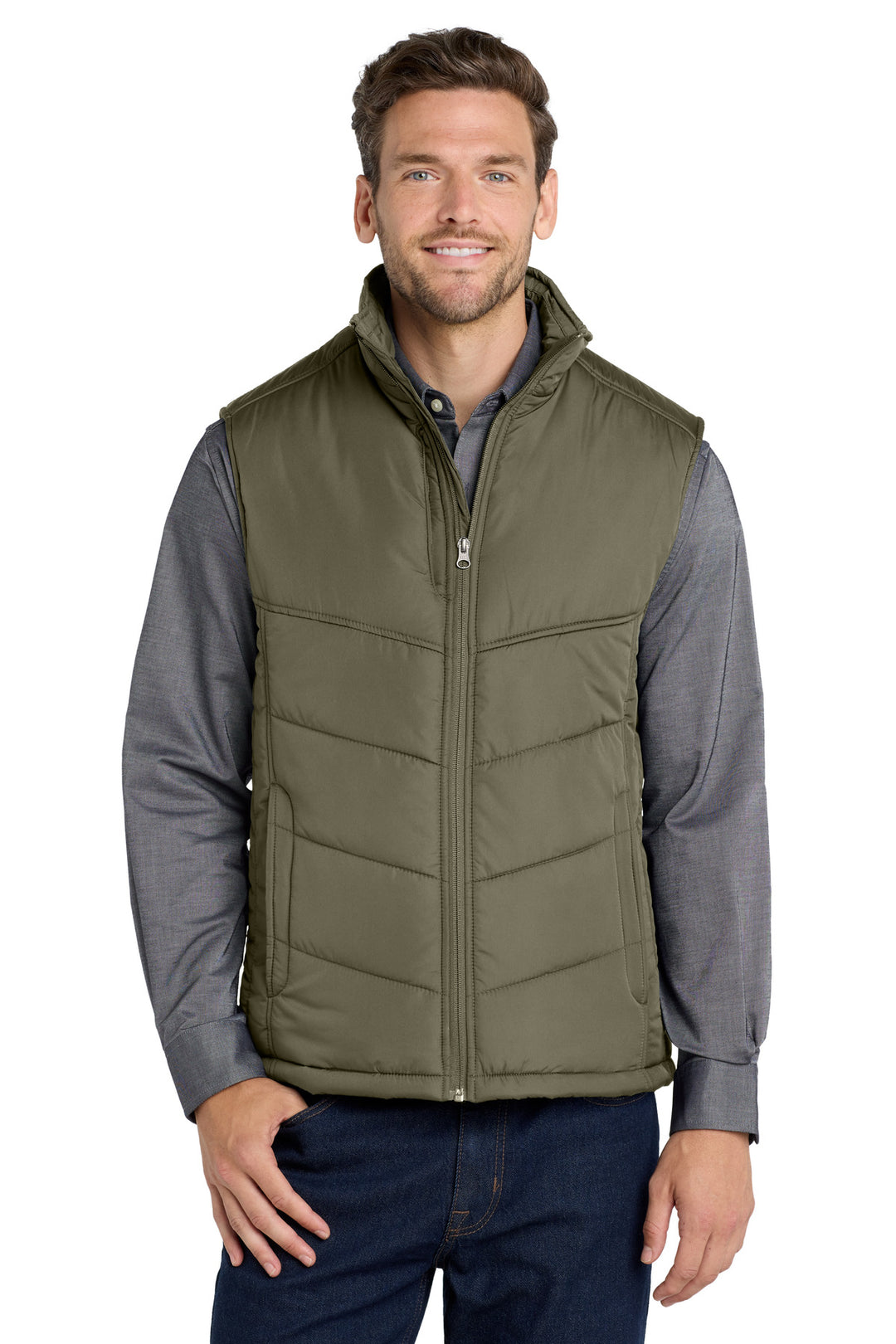 Port Authority Puffy Vest. J709