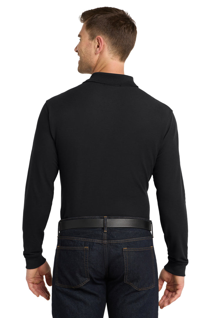 Port Authority Long Sleeve Core Classic Pique Polo. K100LS