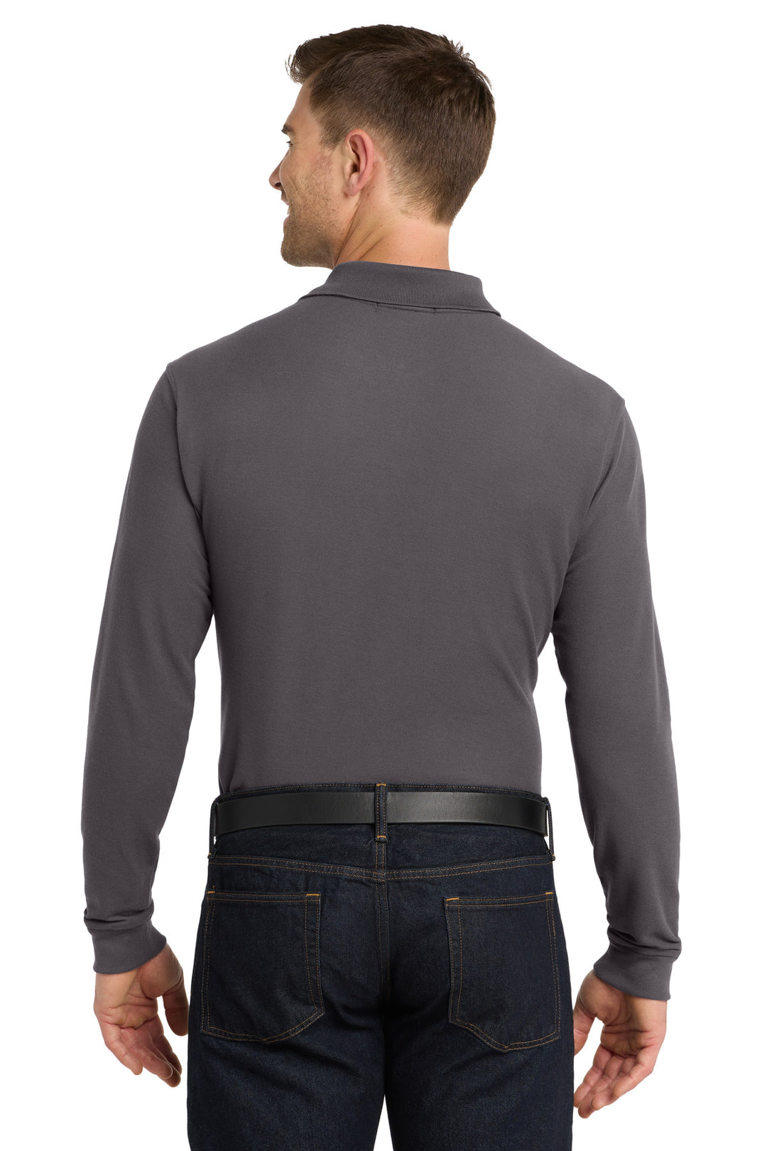 Port Authority Long Sleeve Core Classic Pique Polo. K100LS