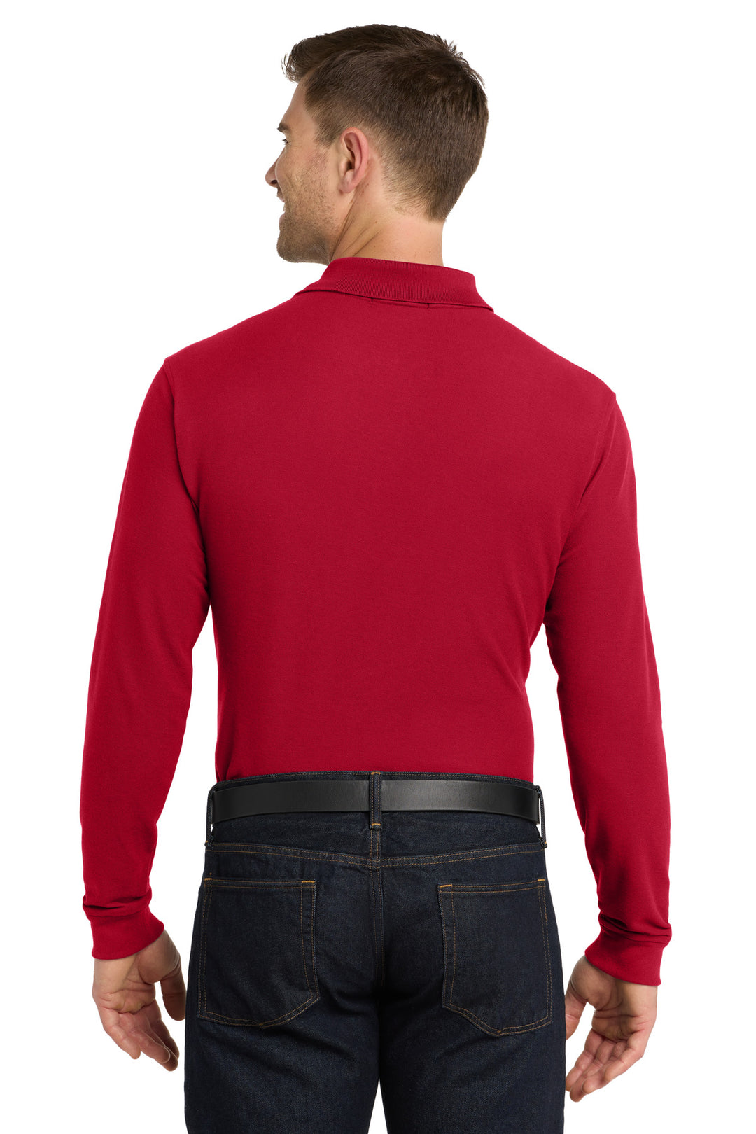 Port Authority Long Sleeve Core Classic Pique Polo. K100LS