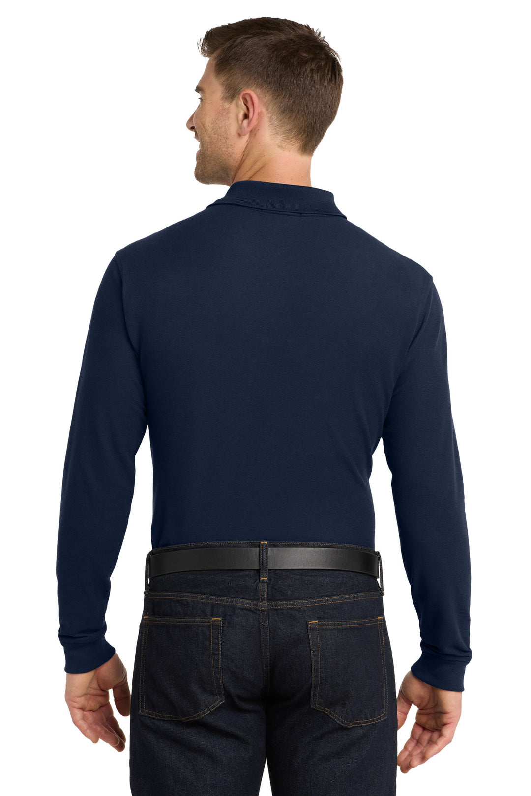 Port Authority Long Sleeve Core Classic Pique Polo. K100LS