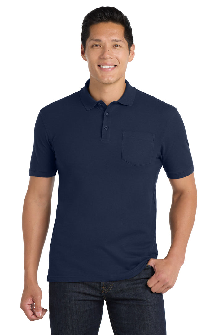 Port Authority Core Classic Pique Pocket Polo. K100P
