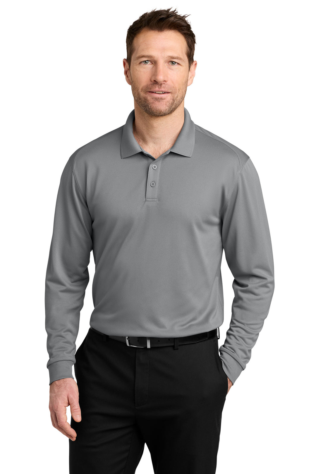 Port Authority Wearever Performance Pique Long Sleeve Polo K240LS