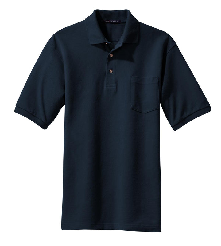 Port Authority Heavyweight Cotton Pique Polo with Pocket.  K420P