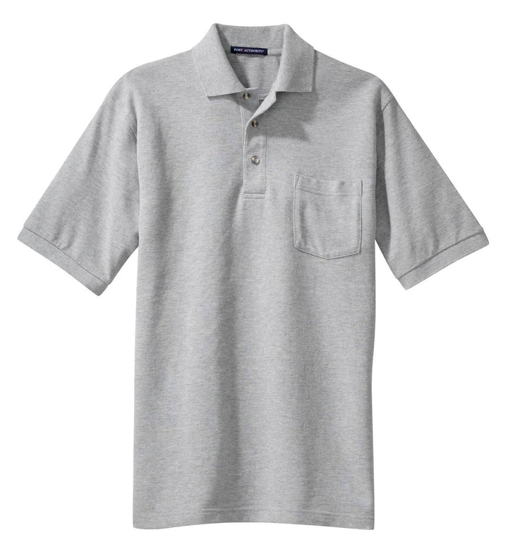 Port Authority Heavyweight Cotton Pique Polo with Pocket.  K420P