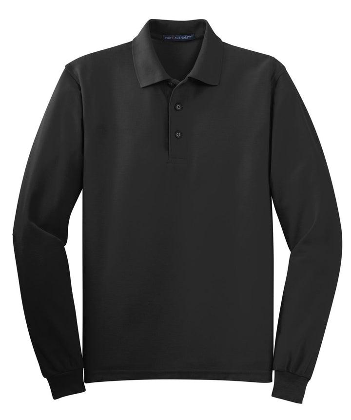 Port Authority Silk Touch Long Sleeve Polo.  K500LS