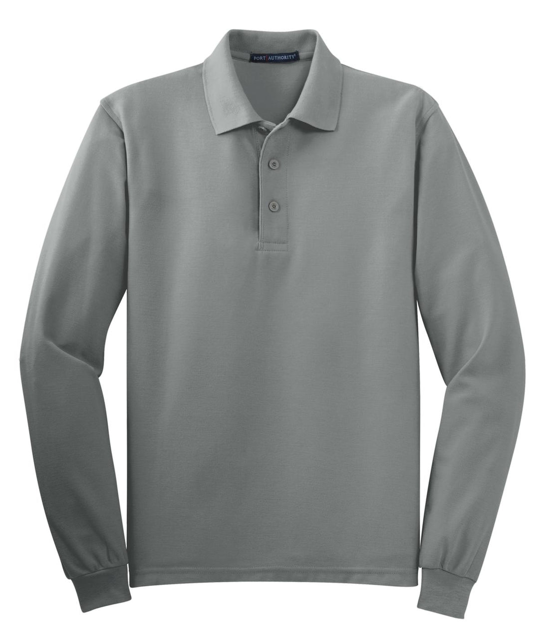 Port Authority Silk Touch Long Sleeve Polo.  K500LS