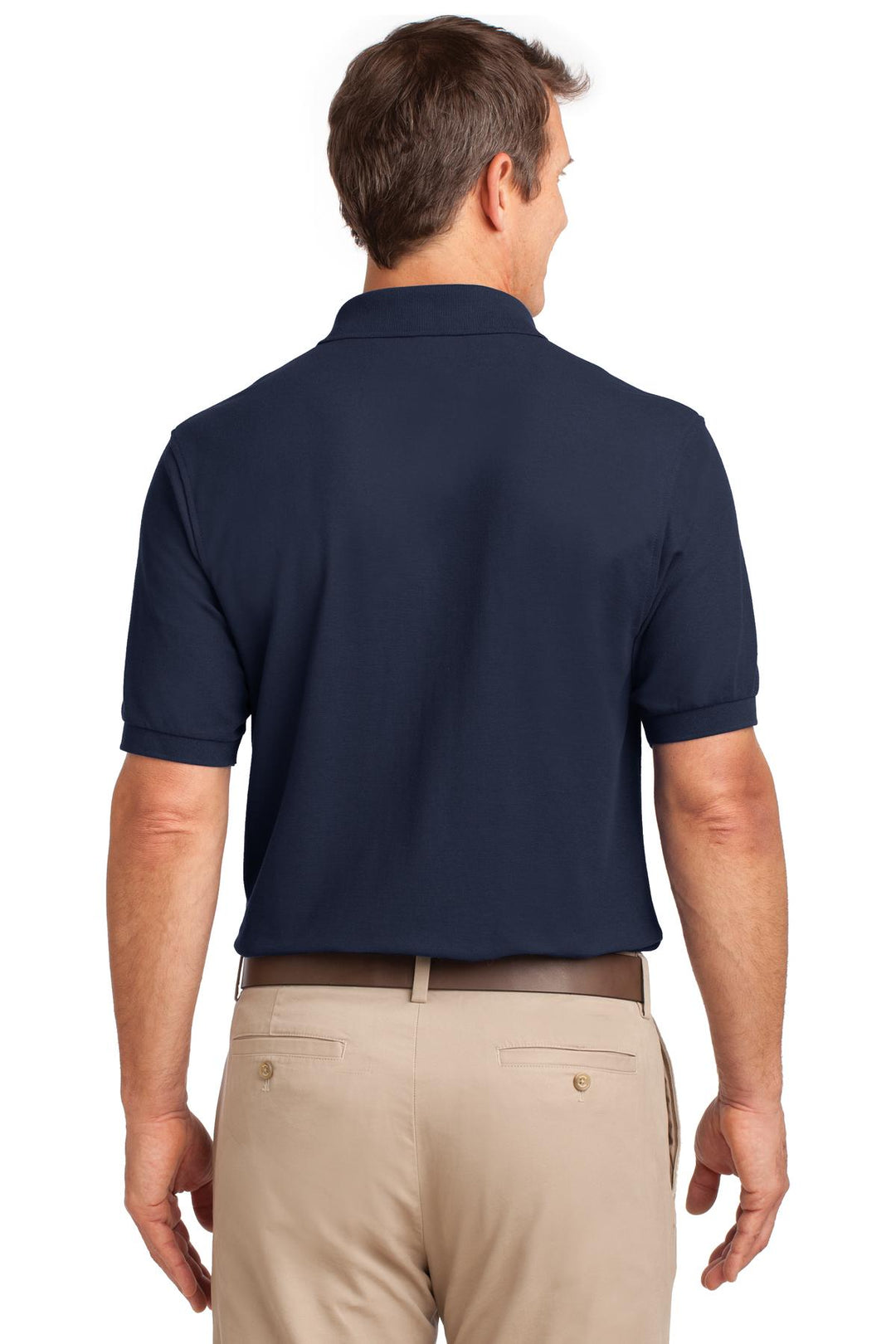 Port Authority Silk Touch Polo with Pocket.  K500P