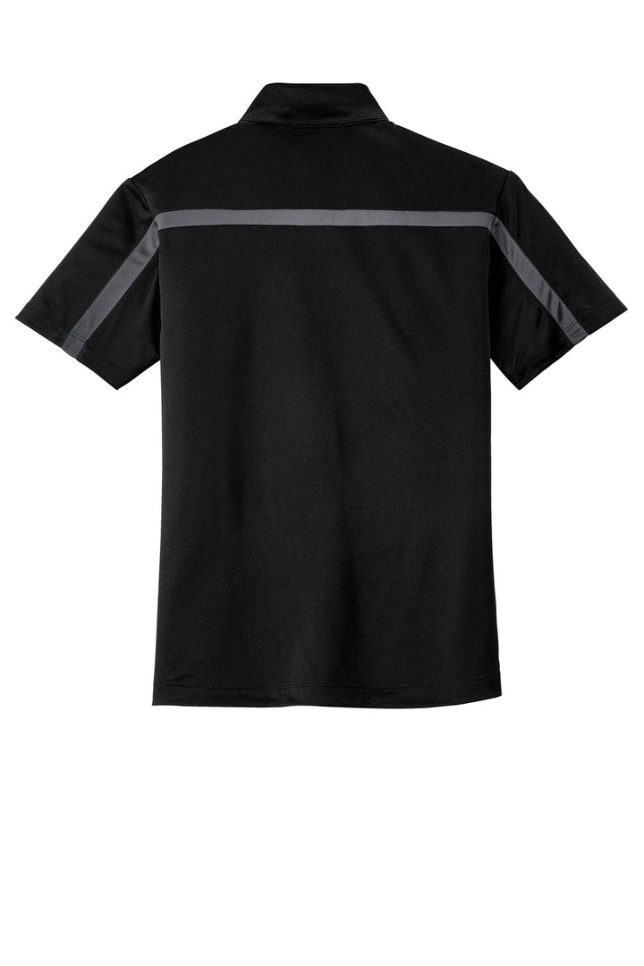 Port Authority Silk Touch Performance Colorblock Stripe Polo. K547