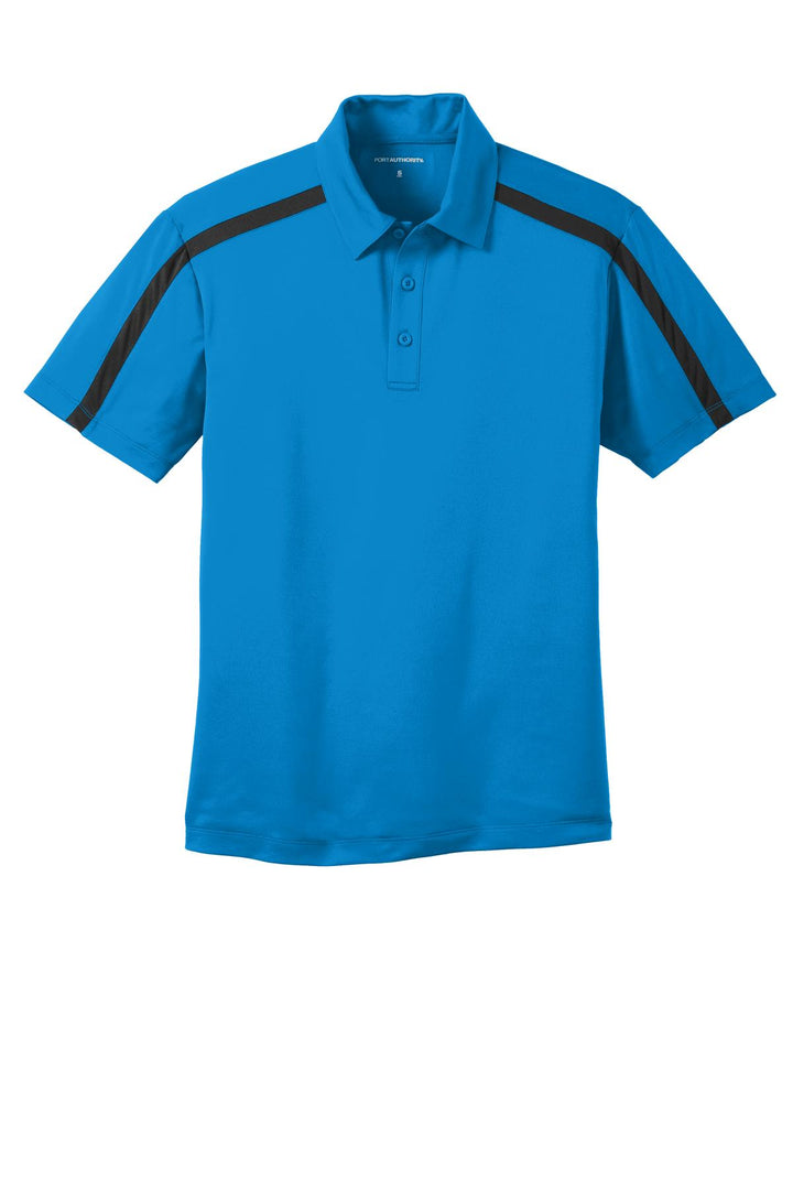 Port Authority Silk Touch Performance Colorblock Stripe Polo. K547
