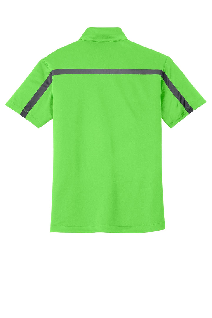 Port Authority Silk Touch Performance Colorblock Stripe Polo. K547