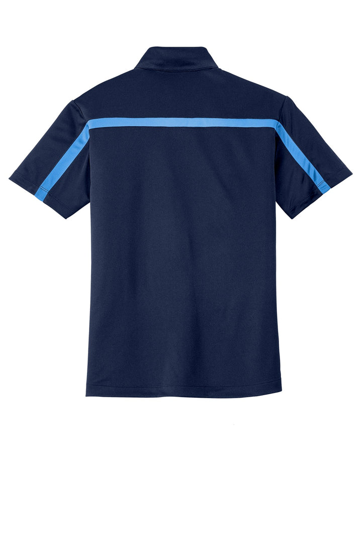 Port Authority Silk Touch Performance Colorblock Stripe Polo. K547