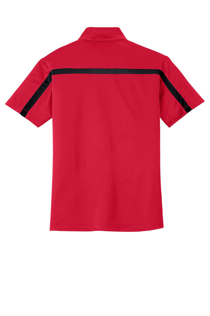 Port Authority Silk Touch Performance Colorblock Stripe Polo. K547