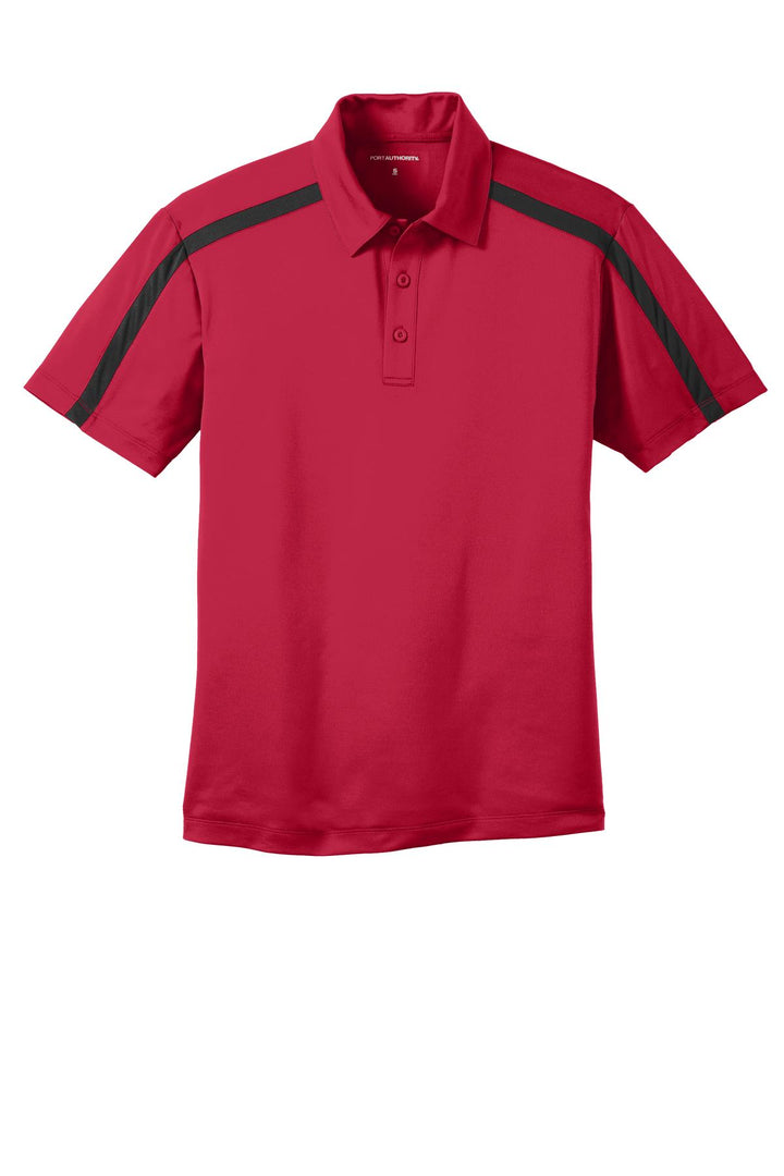 Port Authority Silk Touch Performance Colorblock Stripe Polo. K547