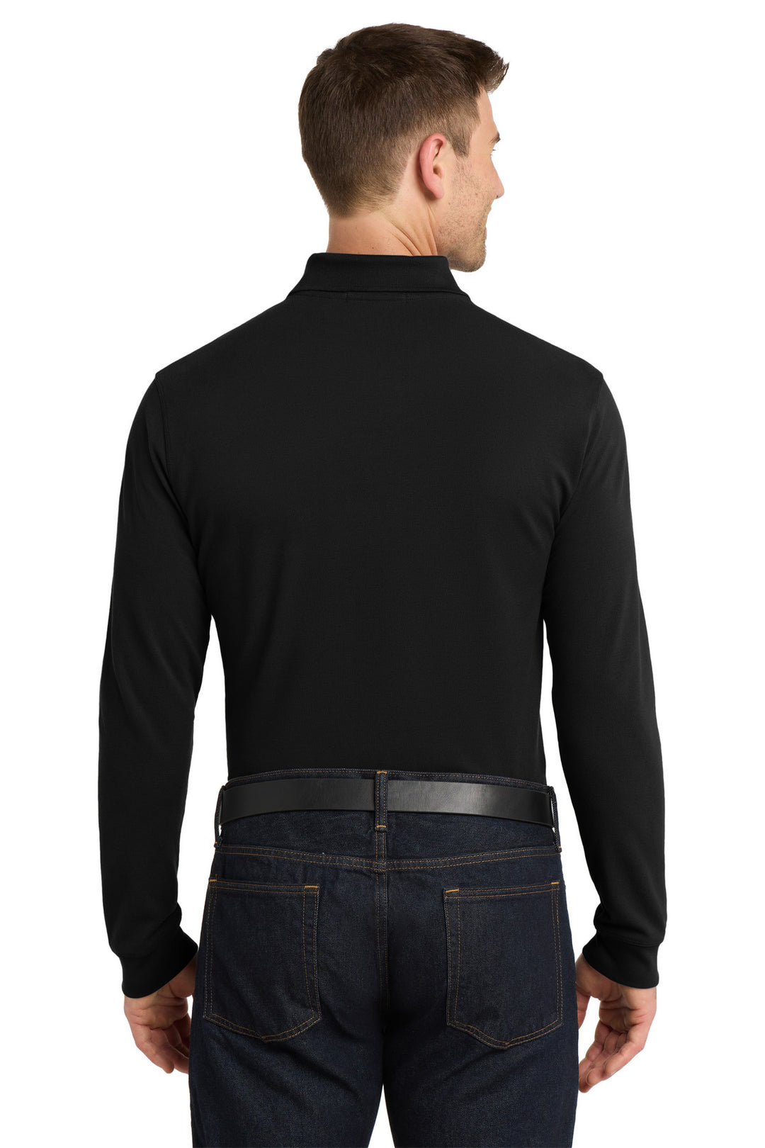 Port Authority EZCotton Long Sleeve Polo. K8000LS