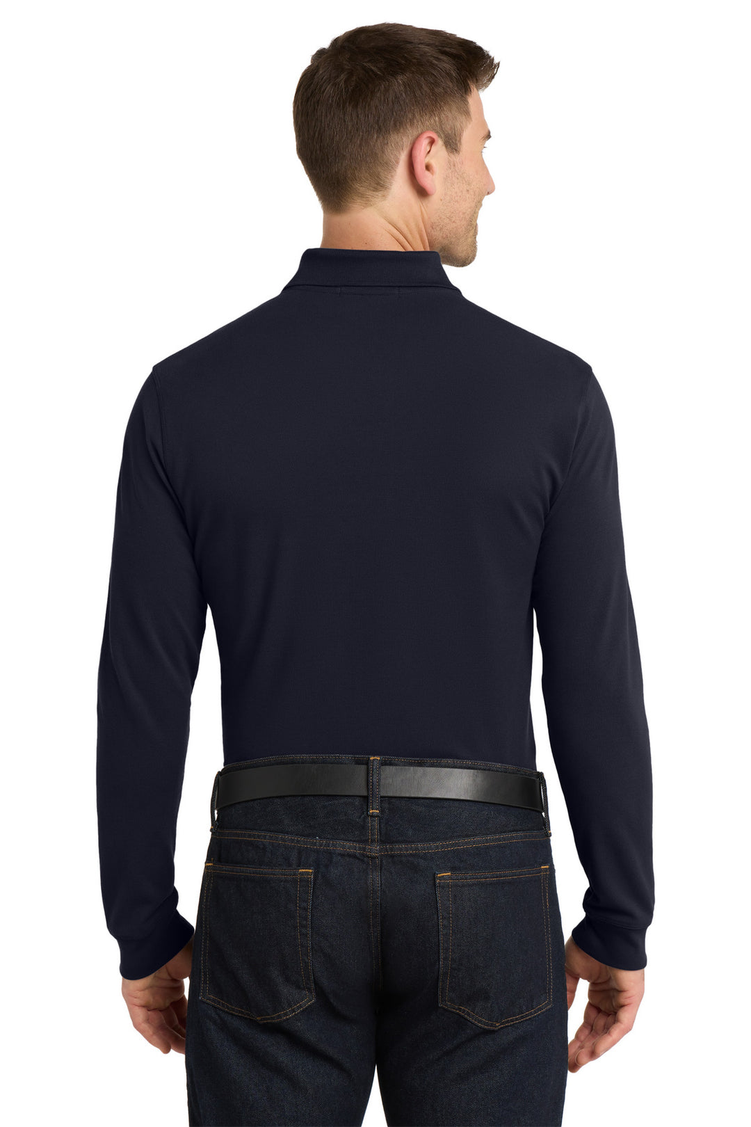 Port Authority EZCotton Long Sleeve Polo. K8000LS