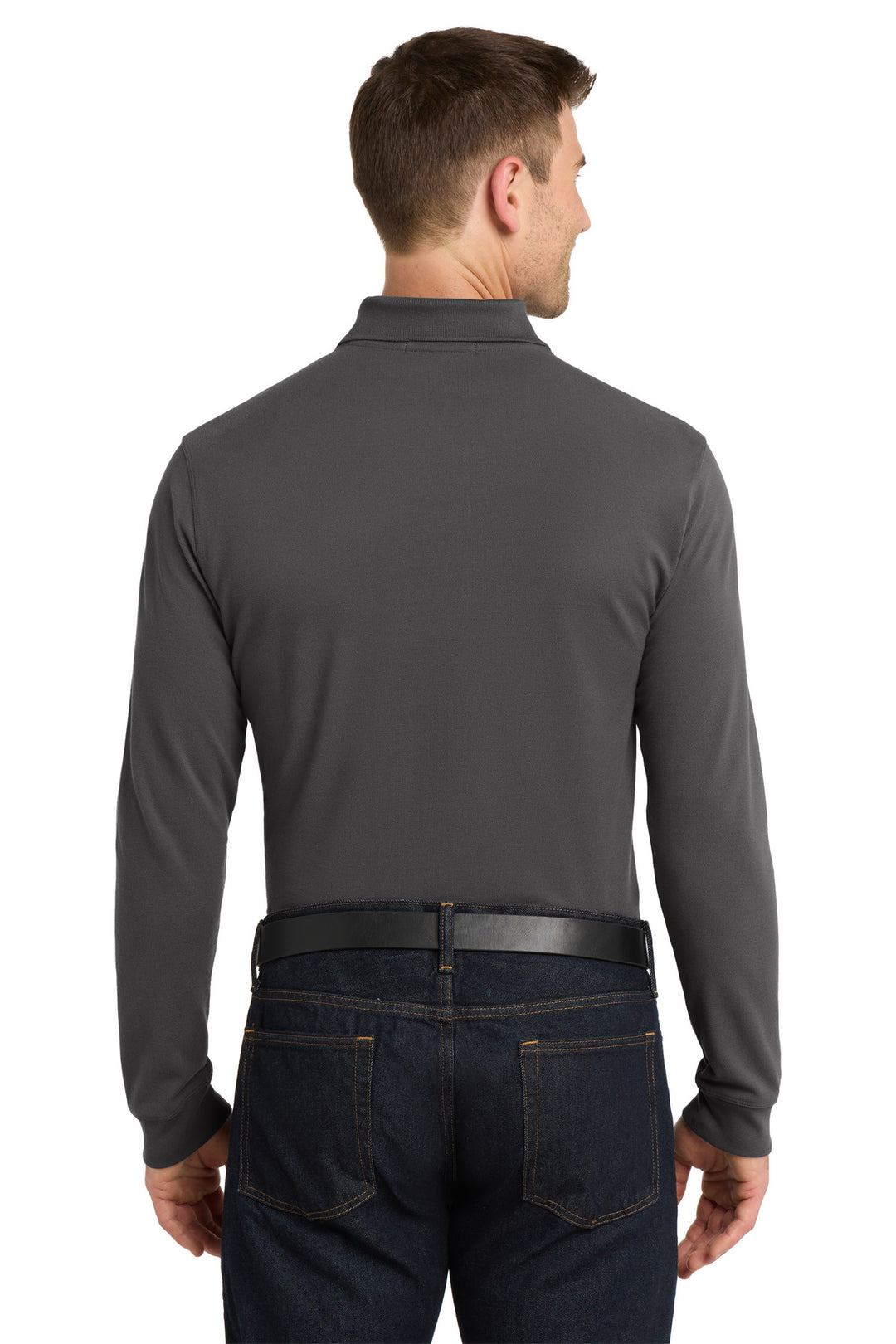 Port Authority EZCotton Long Sleeve Polo. K8000LS