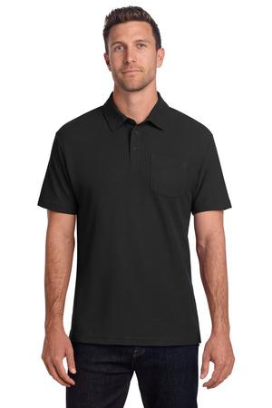 Port Authority C-FREE Cotton Blend Pique Pocket Polo K868