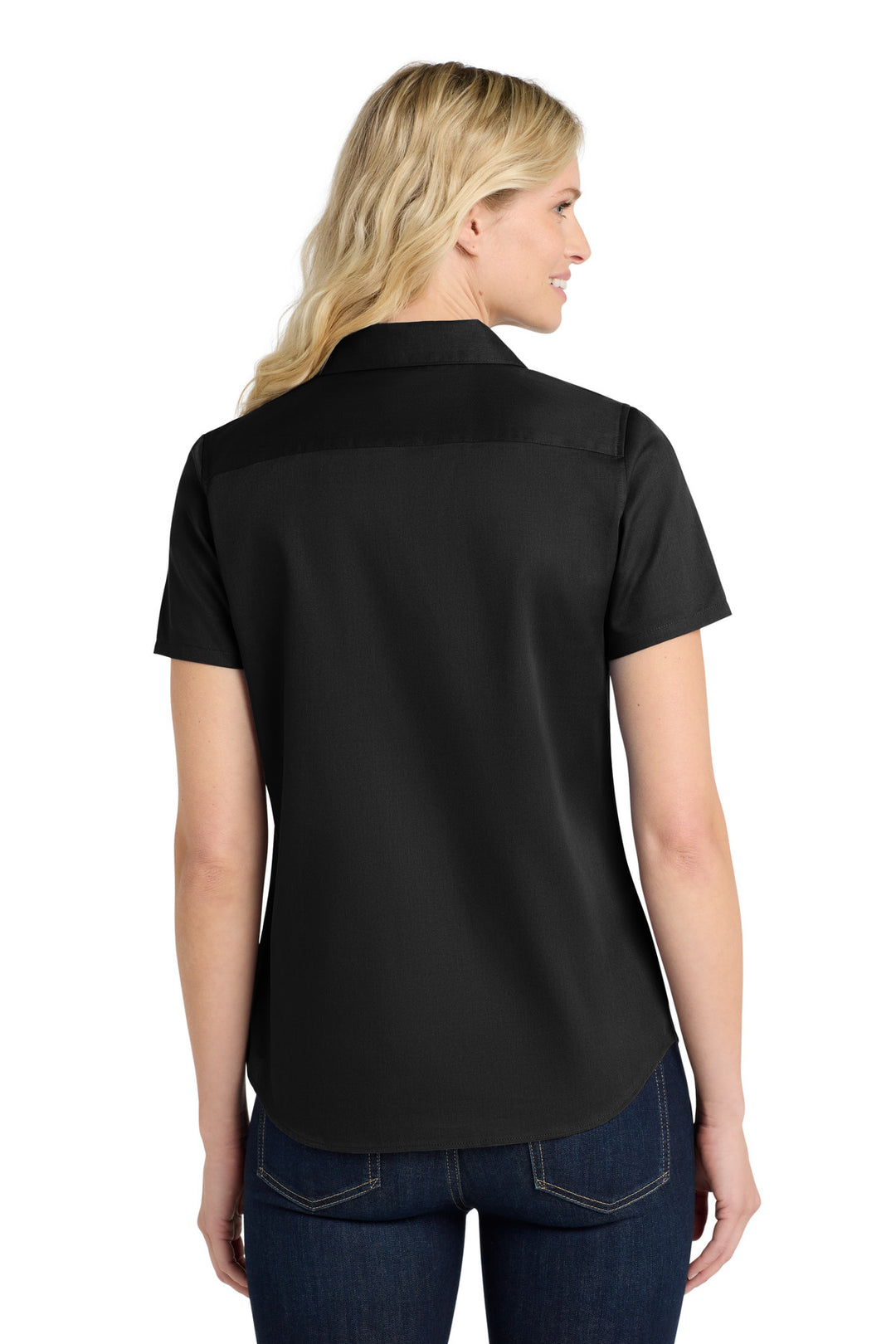 Port Authority Women's Short Sleeve SuperPro ReactTwill Shirt. LW809