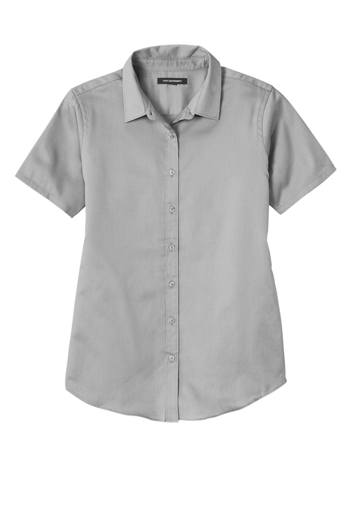 Port Authority Women's Short Sleeve SuperPro ReactTwill Shirt. LW809