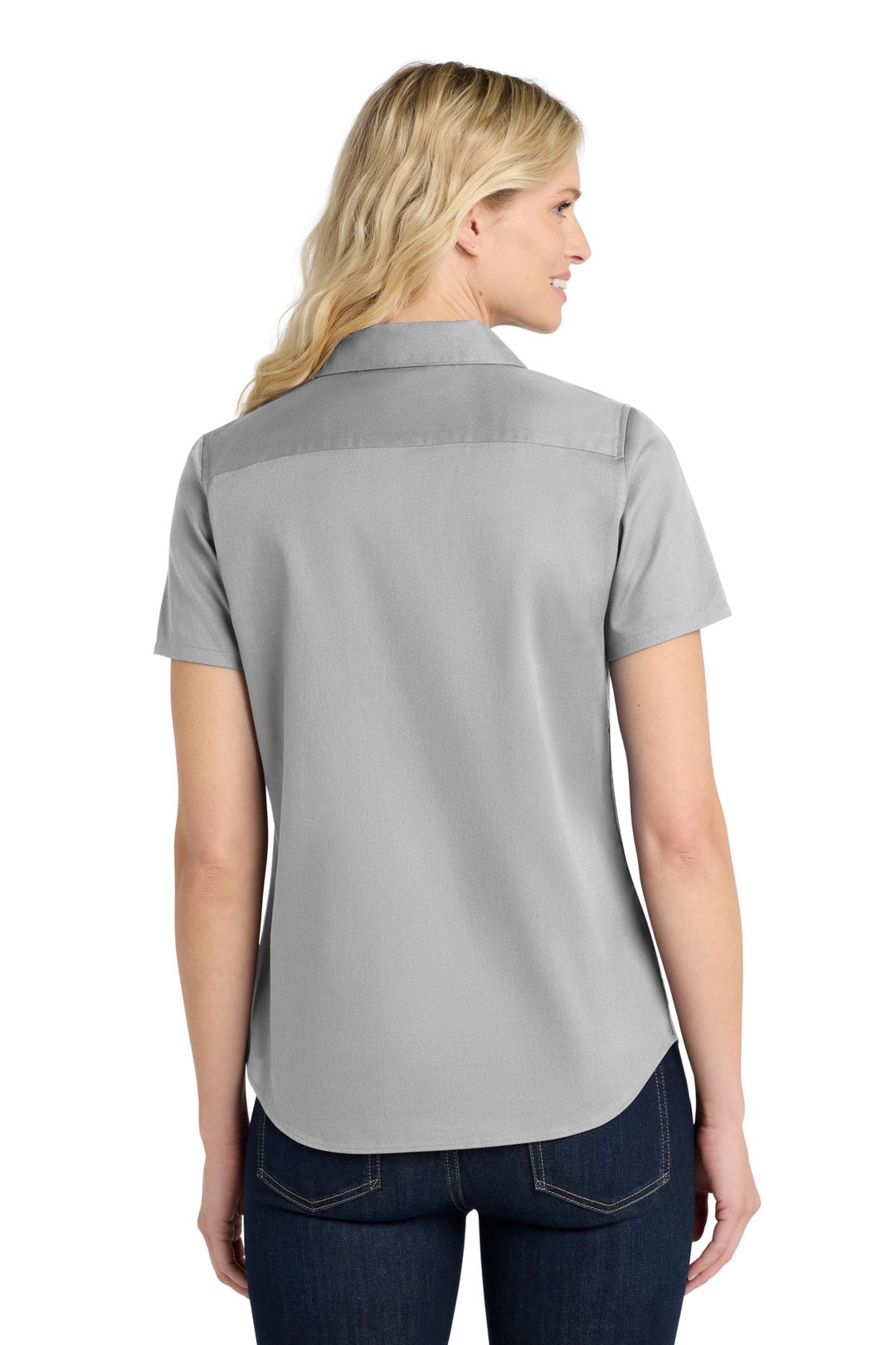 Port Authority Women's Short Sleeve SuperPro ReactTwill Shirt. LW809