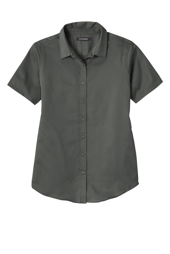 Port Authority Women's Short Sleeve SuperPro ReactTwill Shirt. LW809
