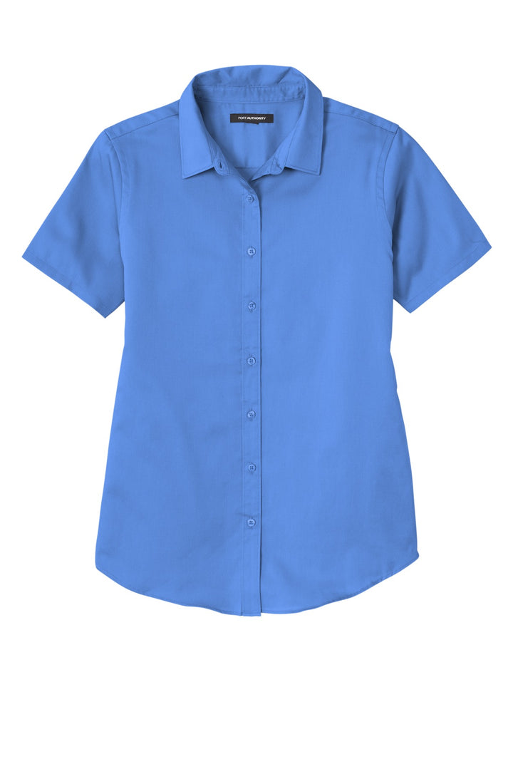 Port Authority Women's Short Sleeve SuperPro ReactTwill Shirt. LW809