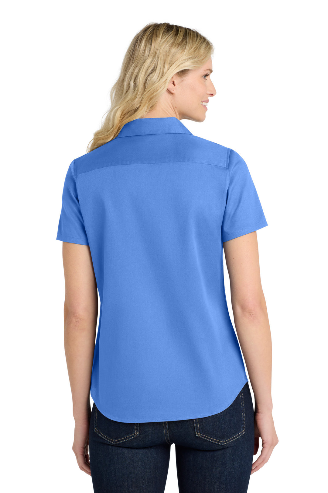 Port Authority Women's Short Sleeve SuperPro ReactTwill Shirt. LW809