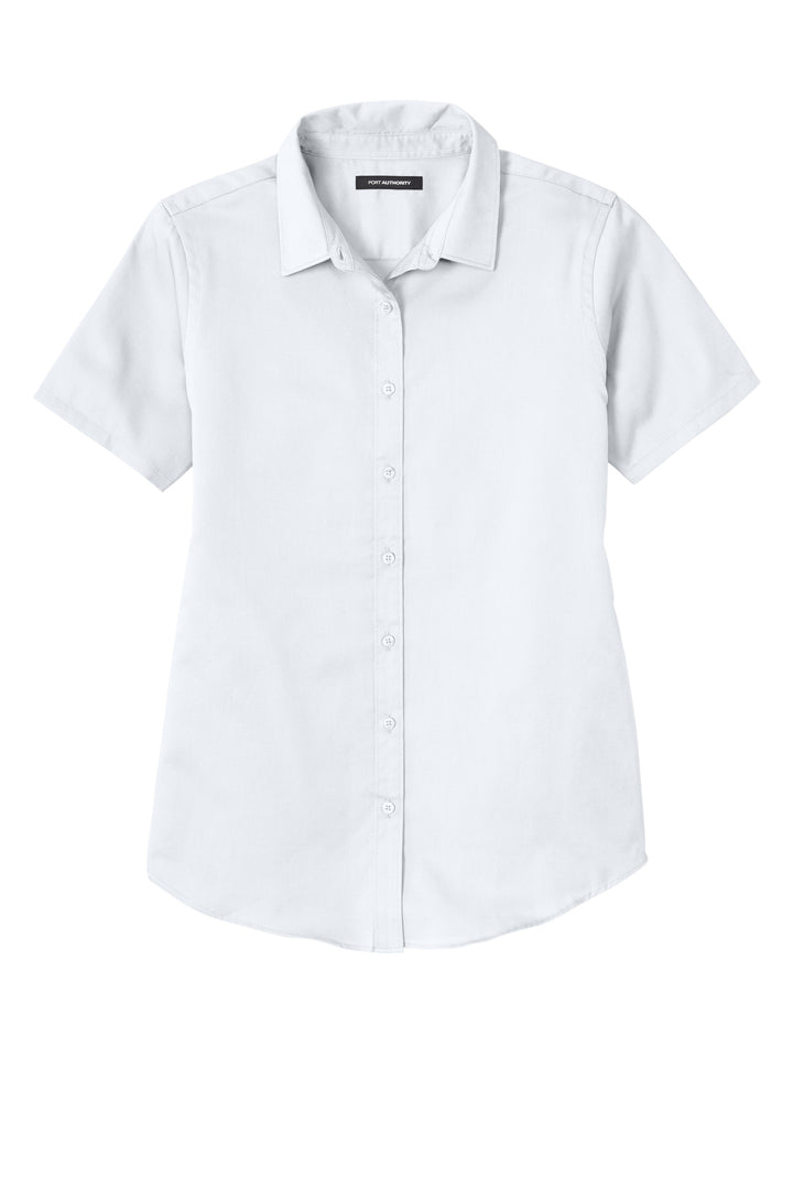 Port Authority Women's Short Sleeve SuperPro ReactTwill Shirt. LW809