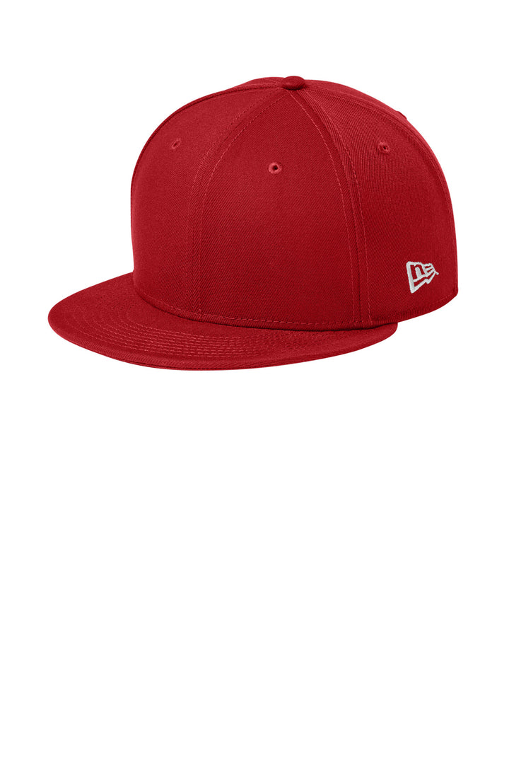 New Era Standard Fit Flat Bill Snapback Cap NE4020