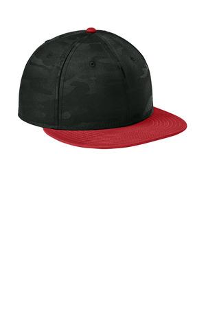 New Era  Camo Flat Bill Snapback Cap NE407
