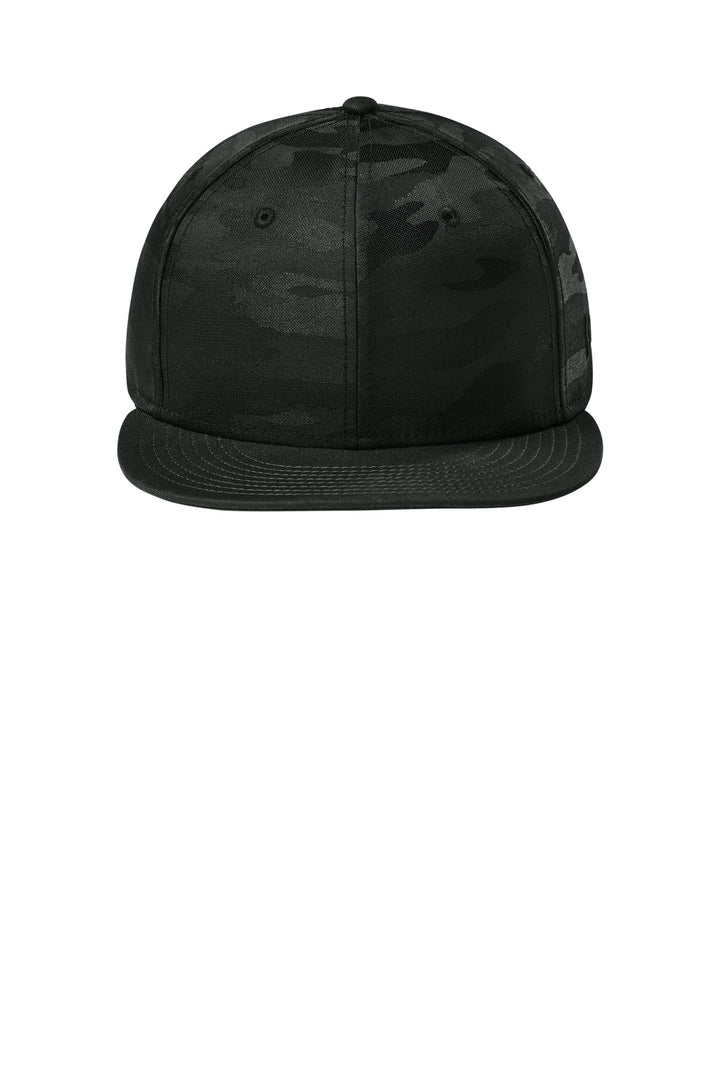 New Era  Camo Flat Bill Snapback Cap NE407