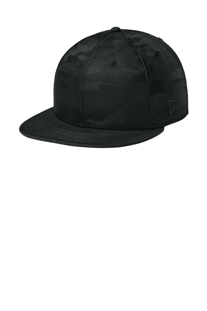 New Era  Camo Flat Bill Snapback Cap NE407