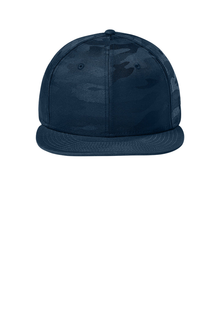 New Era  Camo Flat Bill Snapback Cap NE407