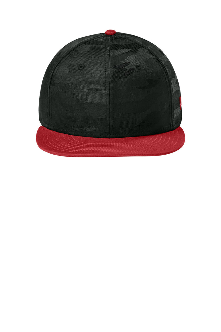 New Era  Camo Flat Bill Snapback Cap NE407