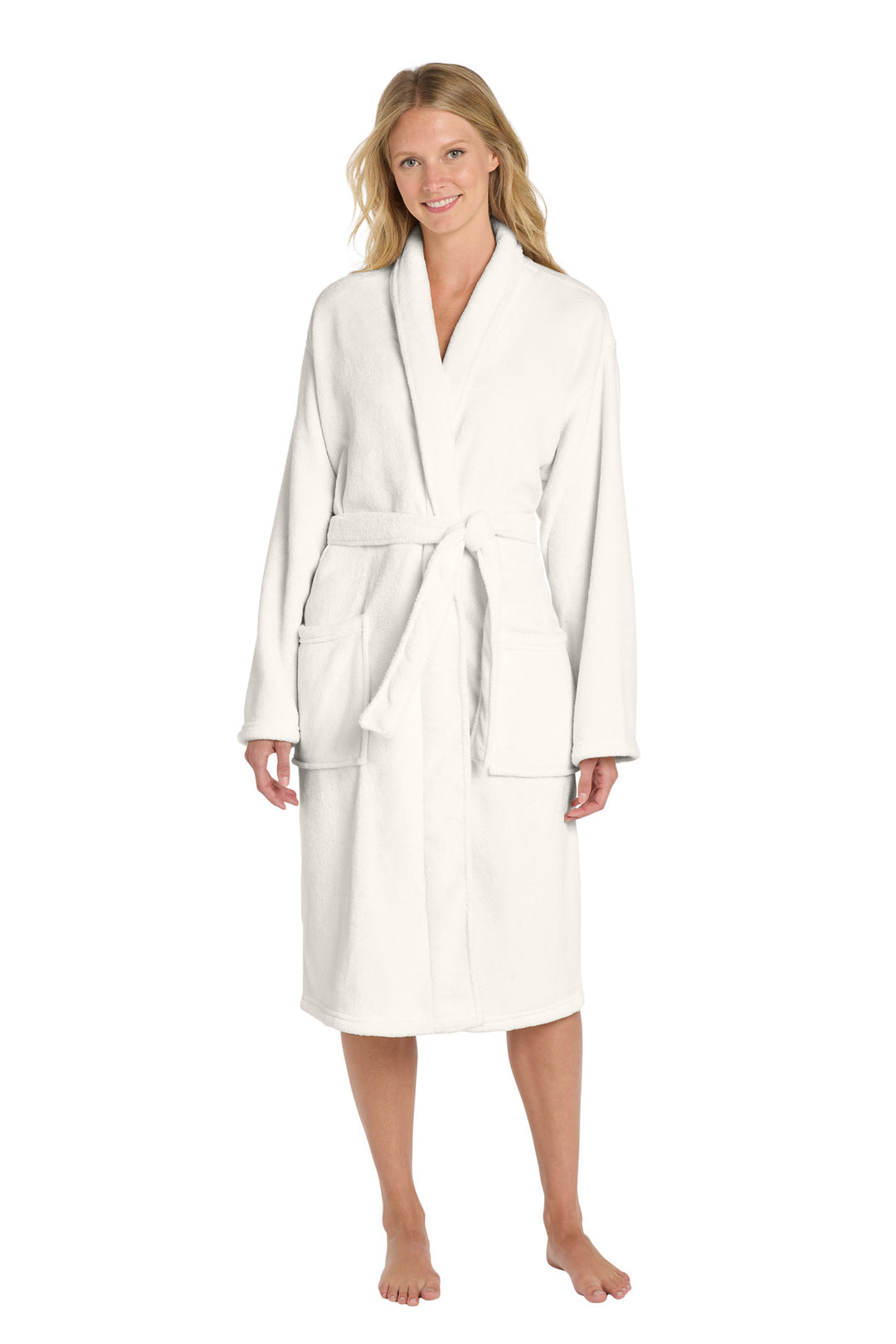 Port Authority Plush Microfleece Shawl Collar Robe. R102
