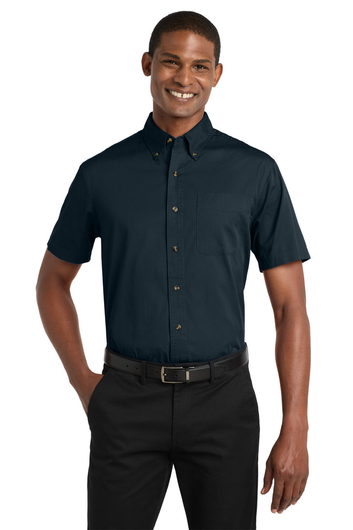 Port Authority Short Sleeve Twill Shirt. S500T