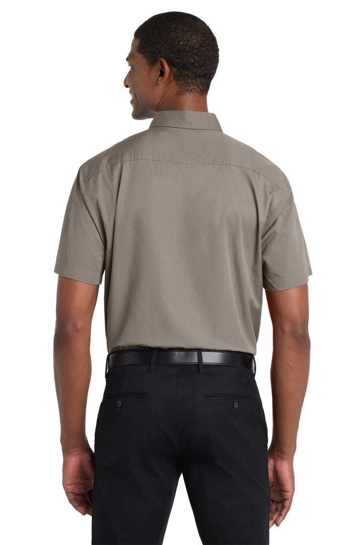 Port Authority Short Sleeve Twill Shirt. S500T