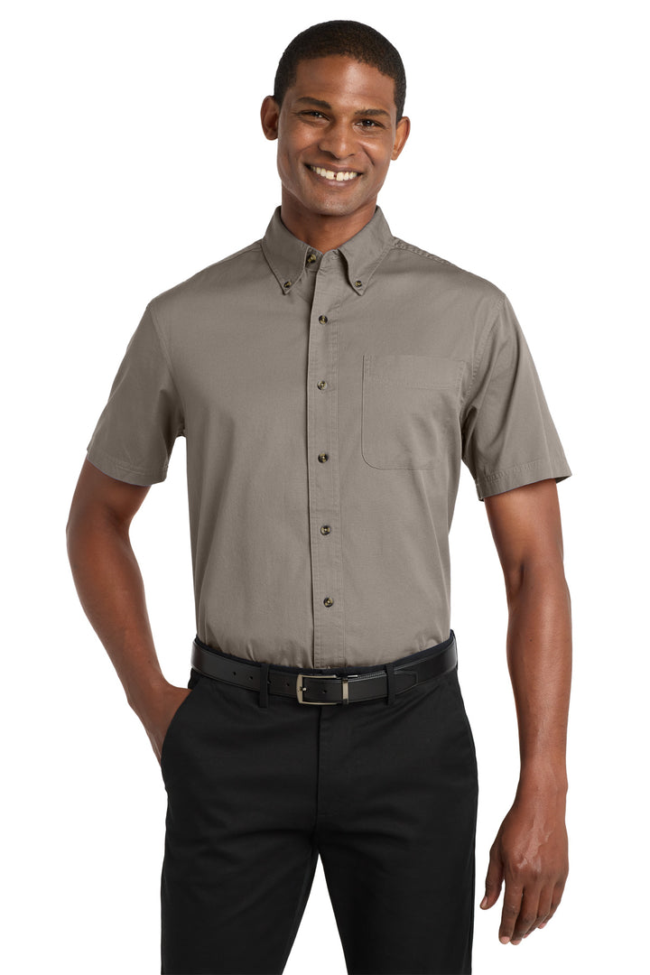 Port Authority Short Sleeve Twill Shirt. S500T