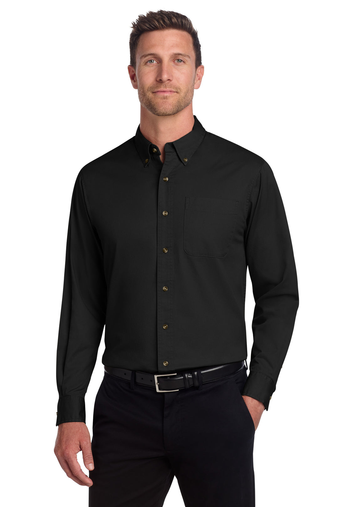 Port Authority Tall Long Sleeve Twill Shirt.  TLS600T