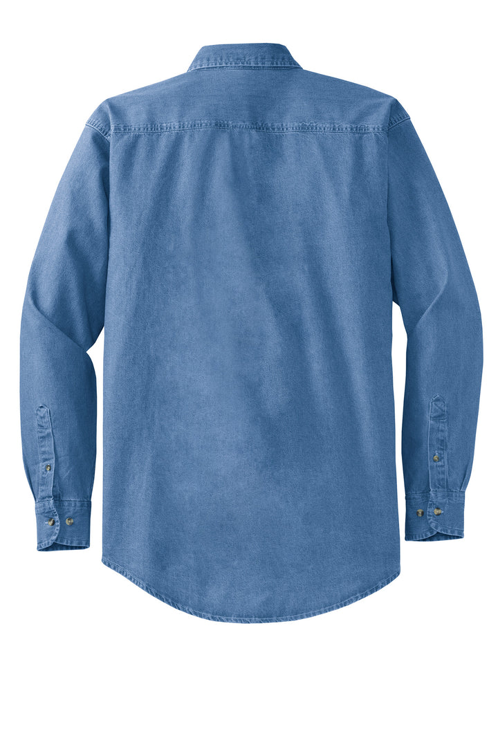Port Authority Tall Long Sleeve Denim Shirt. TLS600