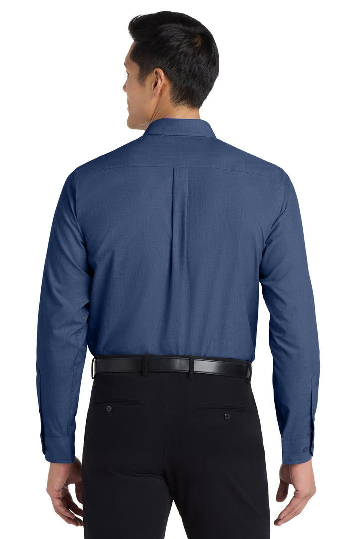 Port Authority Tall Crosshatch Easy Care Shirt. TLS640