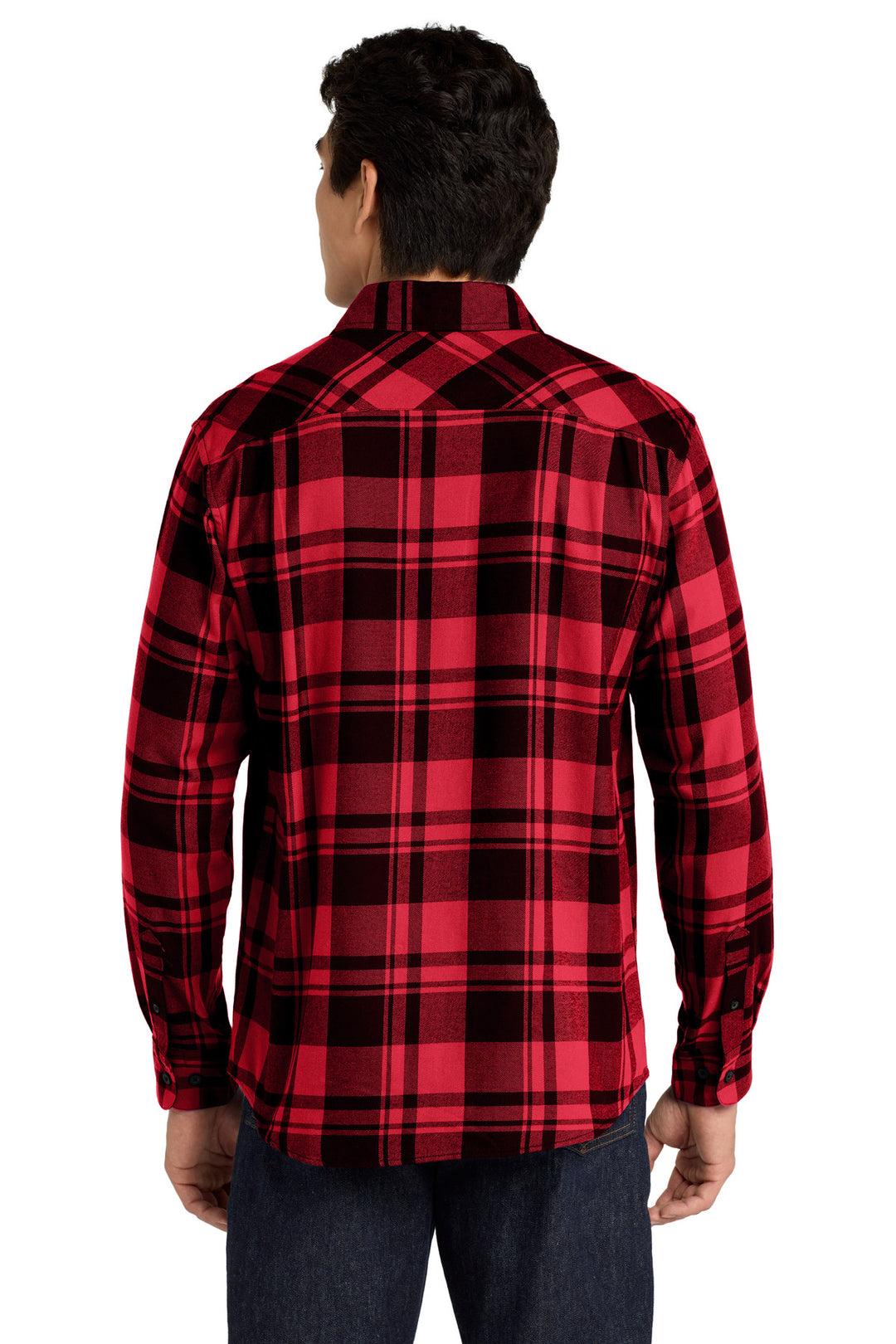 Port Authority Plaid Flannel Shirt. W668